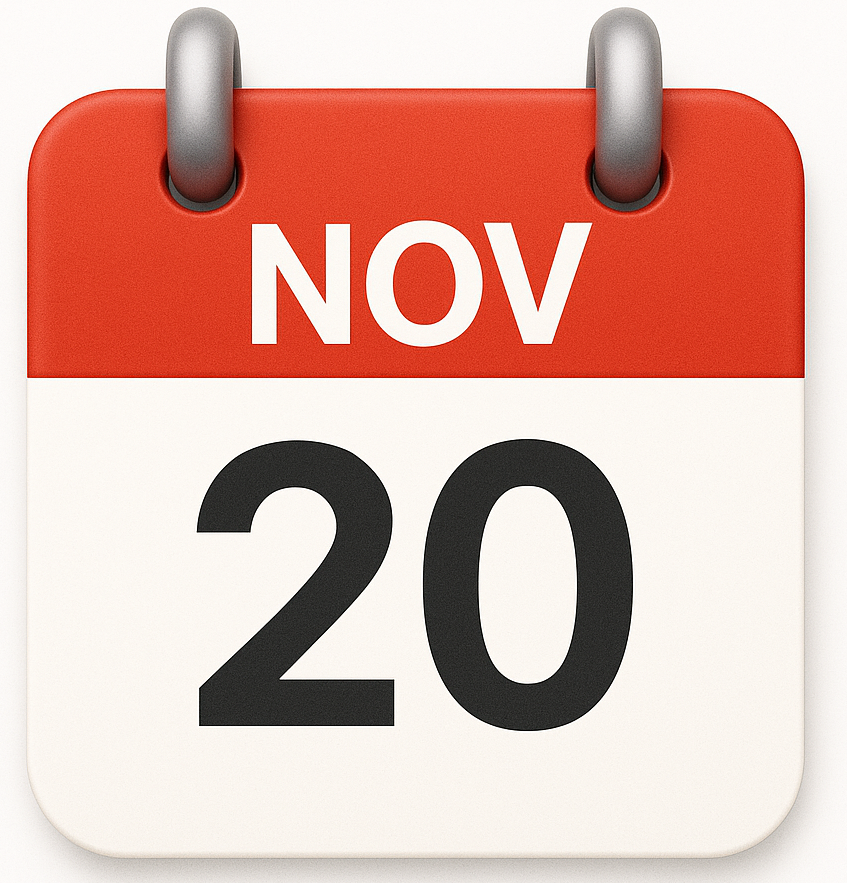 Calendrier 13 novembre