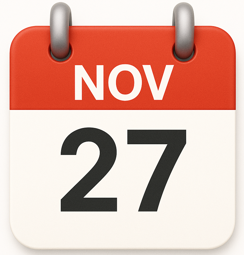 Calendrier 13 novembre