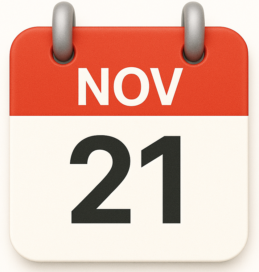 Calendrier 13 novembre